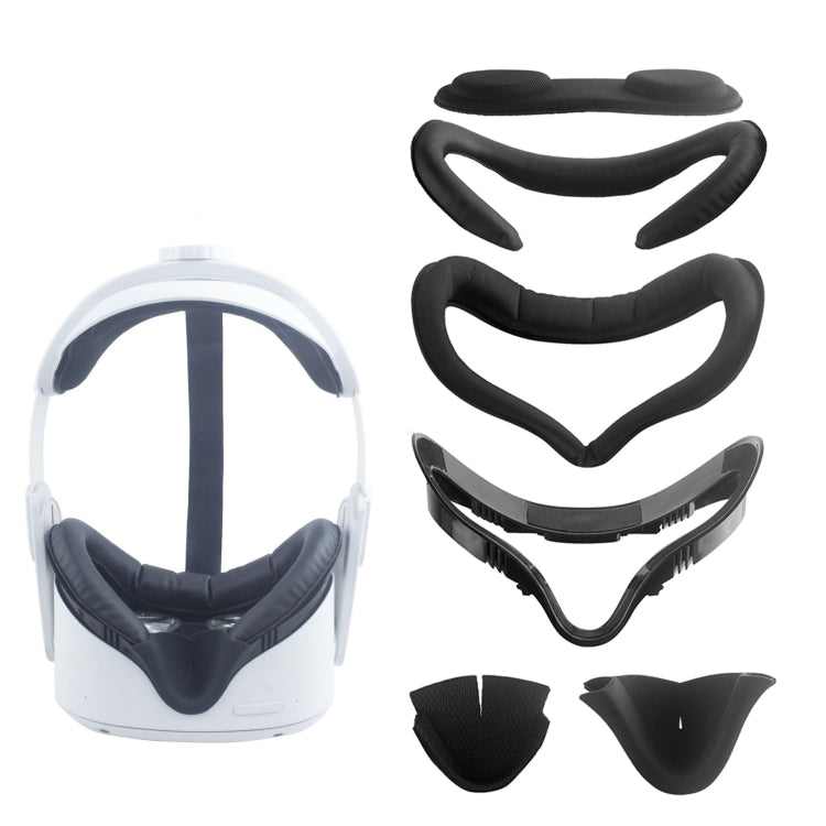 Per Oculus Quest 2 VR Headset 6 pezzi / set Cuscino per cuscinetti per occhi di ricambio, 6pcs/set Face Eye Pad Per Oculus Quest 2 VR Headset 6 pezzi / set Cuscino per cuscinetti per occhi di ricambio, 6pcs/set Face Eye Pad